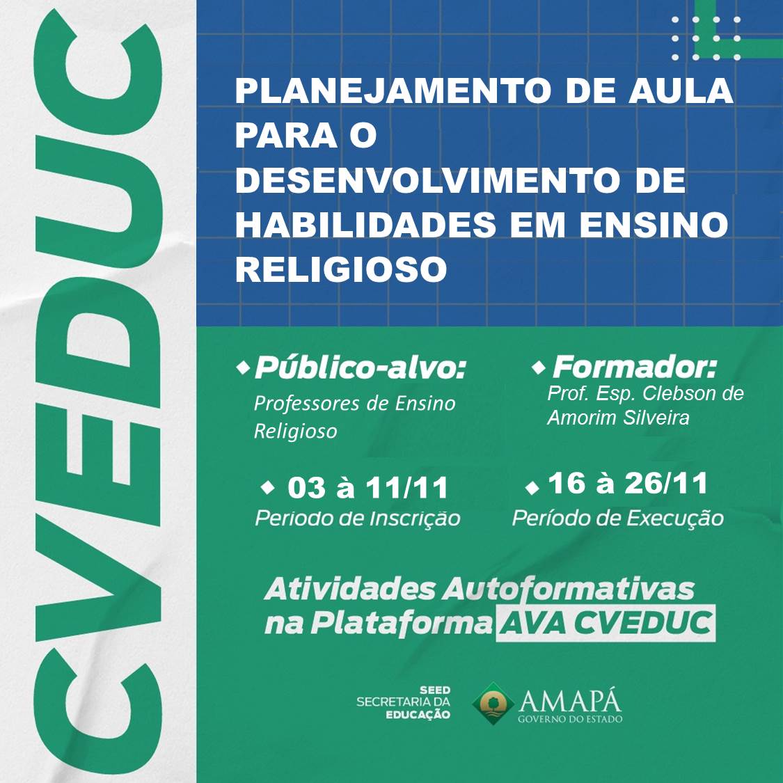 PLANEJAMENTO DE AULA PARA O DESENVOLVIMENTO DE HABILIDADES EM ENSINO RELIGIOSO